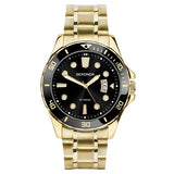 Sekonda men's gold plated bracelet watch 43mm - British product