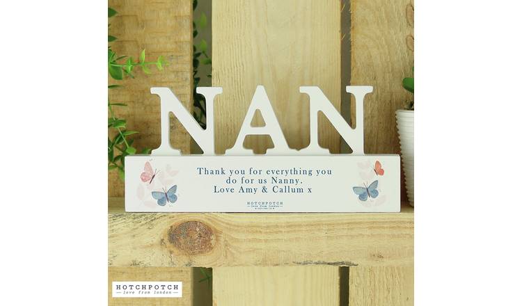 Personalised Message Butterfly NAN Ornament GOODS Argos