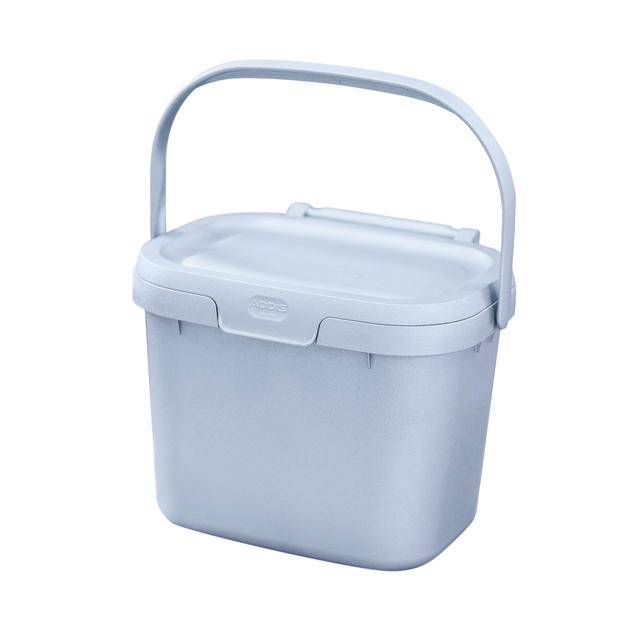 Addis Light Grey 100% Recycled Everyday Food Compost Caddy GOODS M&S   