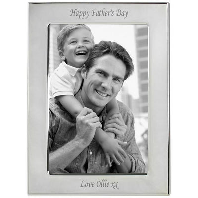 Argos Personalised Message Silver Plated Photo Frame 6x4- Buy online at McGrocer