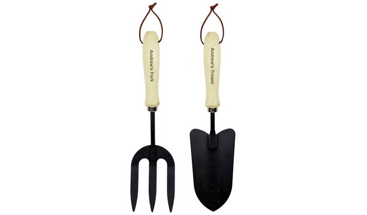 Personalised Message Fork And Trowel Set