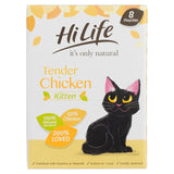 HiLife It's Only Natural Kitten Food - Tender Chicken   8 x 70g GOODS M&S   