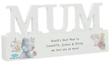 Personalised Message Me To You Wooden MUM Ornament - White GOODS Argos