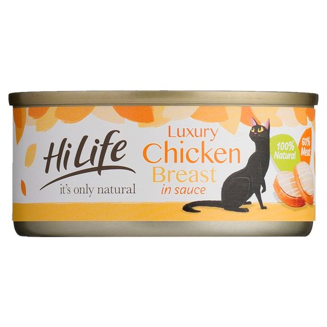 HiLife It's Only Natural Luxury Cat Food - Chicken Breast in Sauce   70g GOODS M&S   