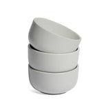 Habitat stoneware nibble bowls 3-piece grey - British product