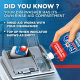 Finish dishwasher rinse aid 2 x 800ml - British product