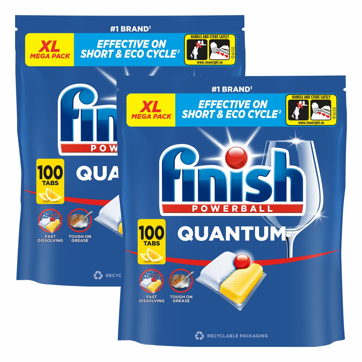 Finish dishwasher tablets for deep cleaning, 200 pack - British product