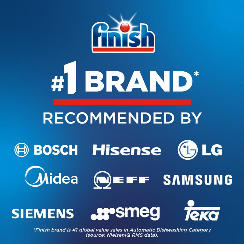 Finish dishwasher rinse aid 2 x 800ml - British product