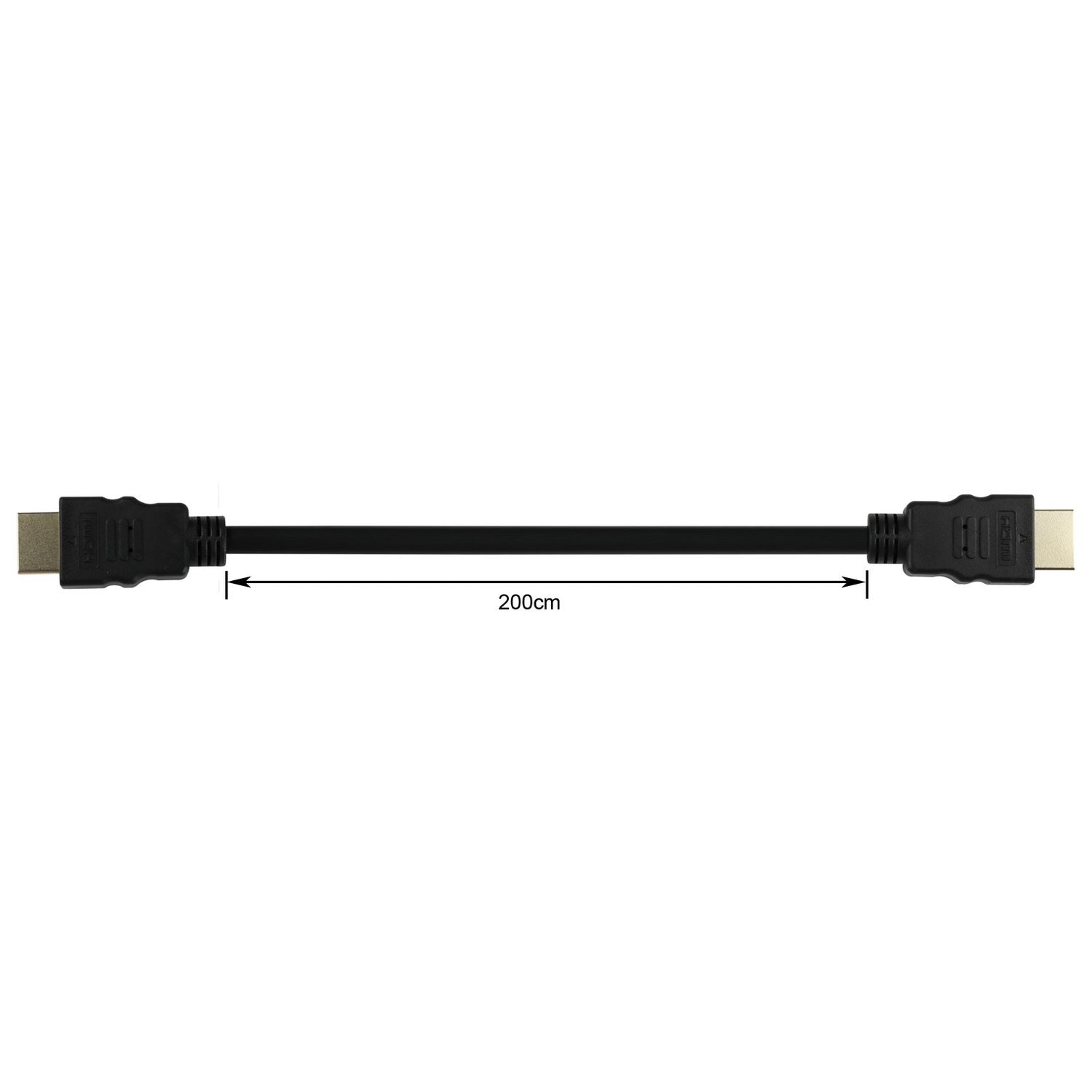 HDMI cable 2m black, imported from the UK