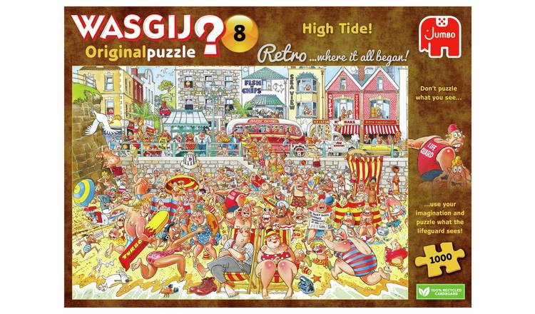 Wasgij Retro Original 8 High Tide 1000 Piece Jigsaw Puzzle