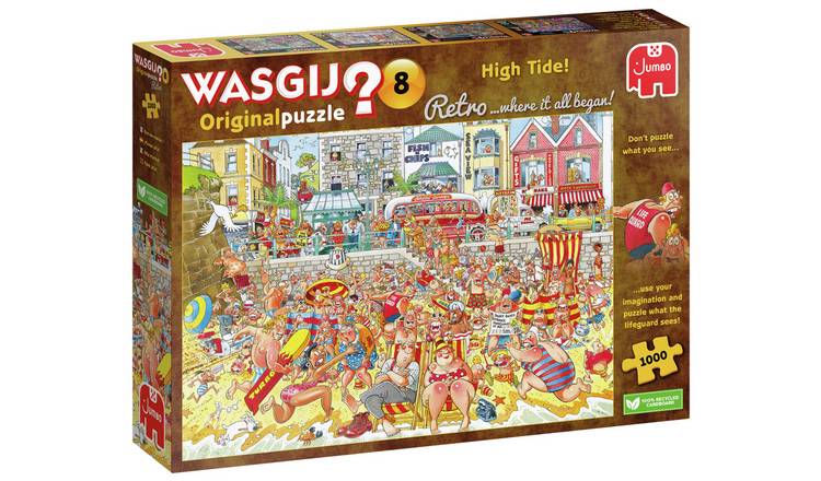 Wasgij Retro Original 8 High Tide 1000 Piece Jigsaw Puzzle