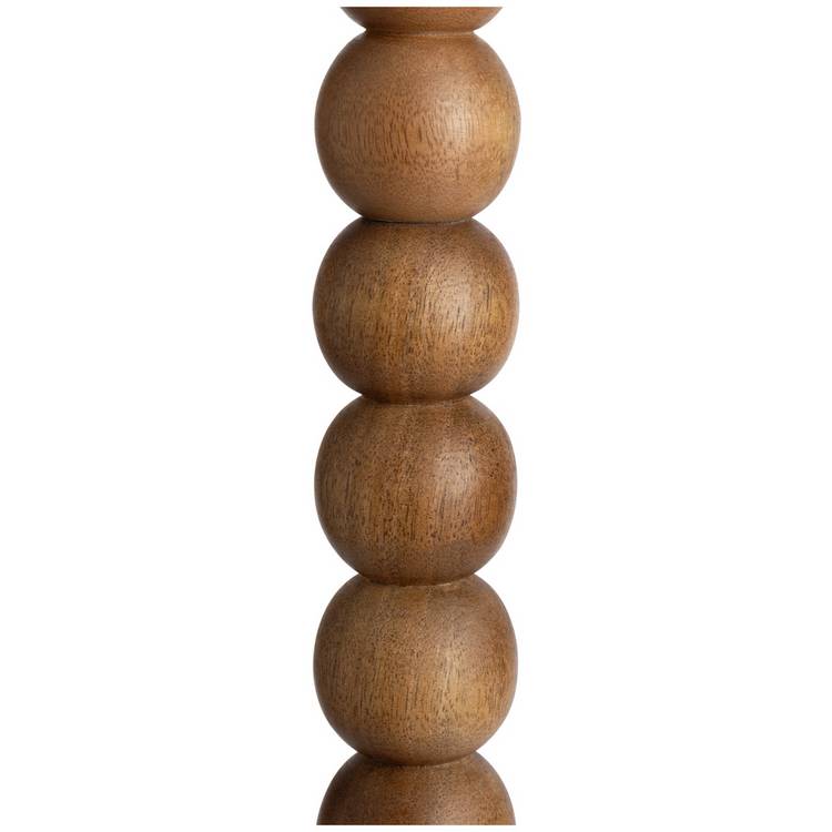 Habitat Bobbin floor lamp base walnut mango wood (British brand)