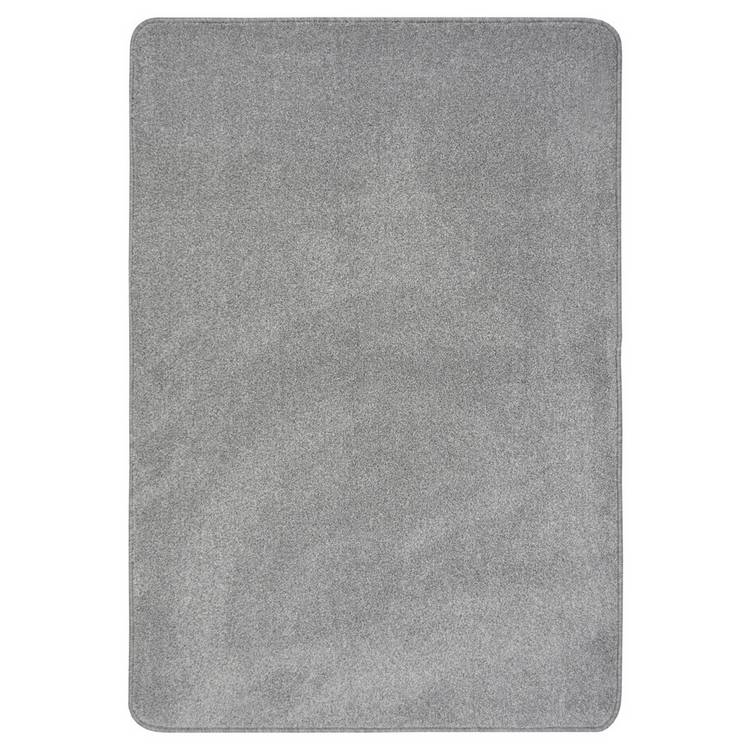 Homemaker grey short pile rug 100x145cm - British product