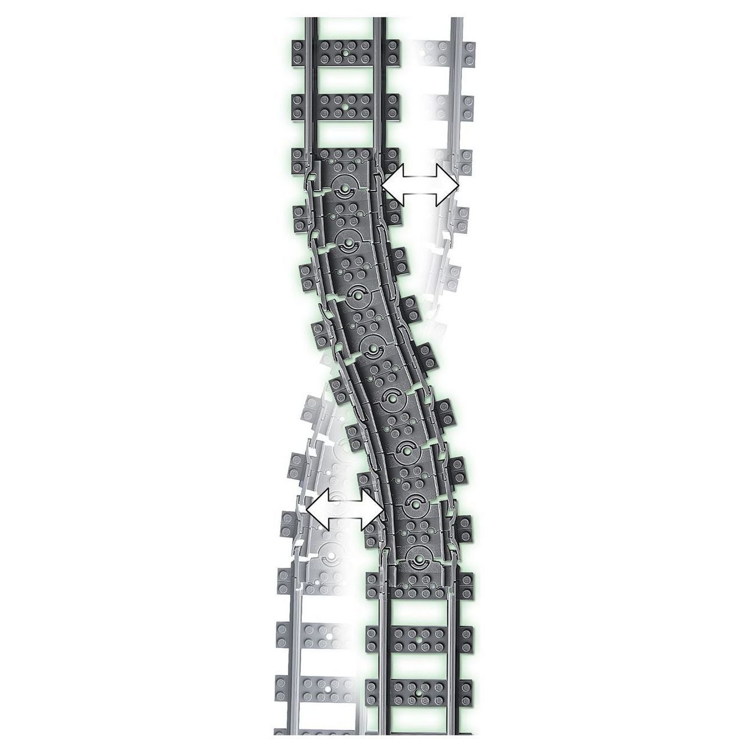 LEGO City Tracks 20-piece set 60205 (British brand)