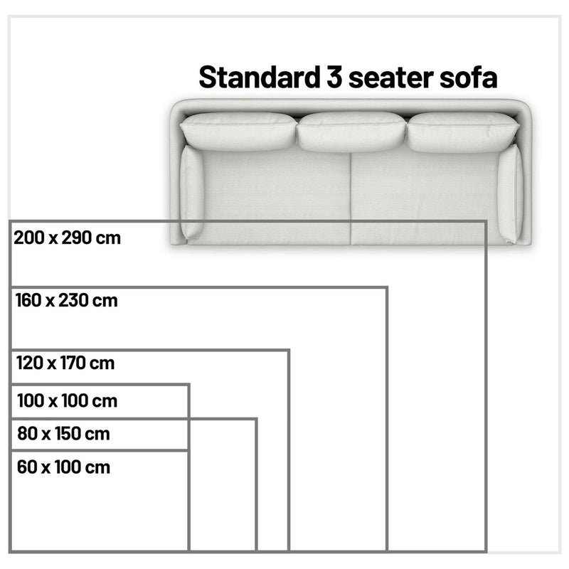 Homemaker Relay Plain Charcoal  Runner - 60x200cm