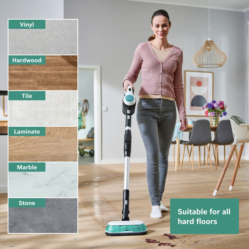 Bosch Unlimited 7 Aqua 2in1 cordless vacuum cleaner mop, UK version