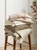 Mamas & Papas Duckling Cream Cotbed Fitted Sheets 2 Pack