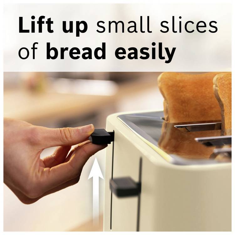 Bosch 4 slice toaster cream - British product
