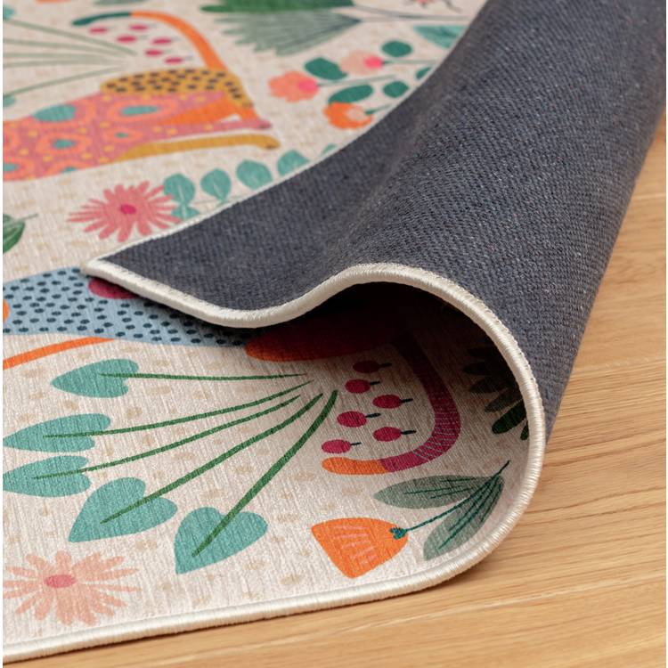 Habitat kids flatweave rug enchanted print 80x110cm - British product
