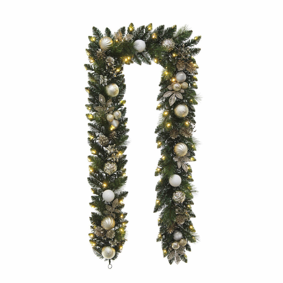 CGH pre-lit Christmas garland 9 ft - British product