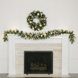 CGH pre-lit Christmas garland 9 ft - British product