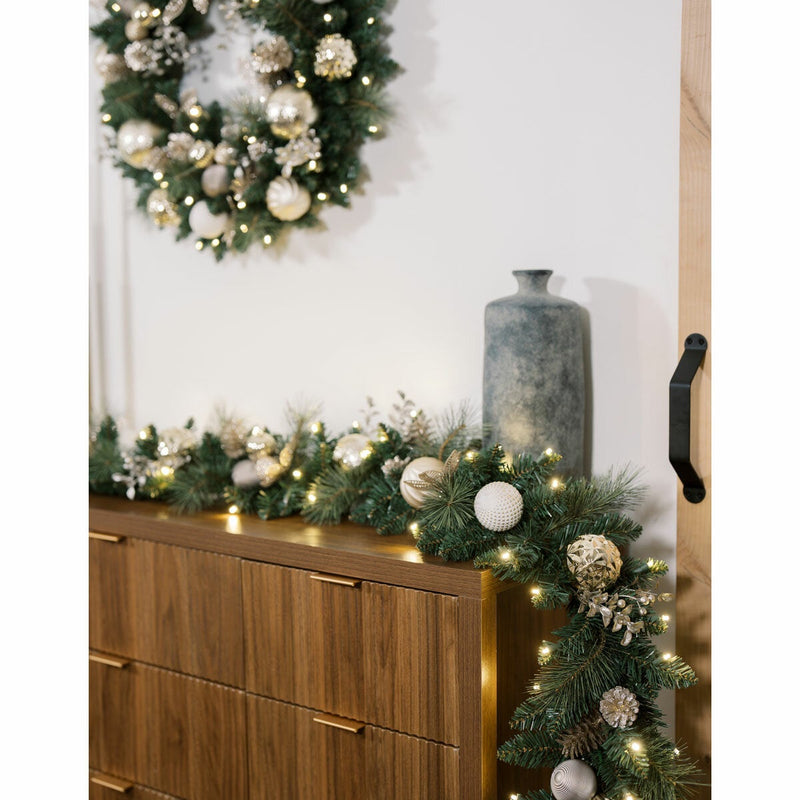 CGH pre-lit Christmas garland 9 ft - British product