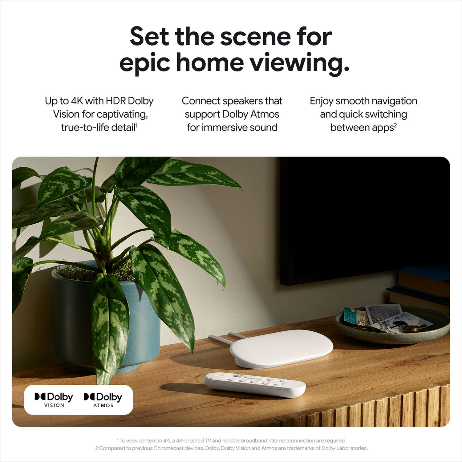 Google TV Streamer 4K device, imported from the UK
