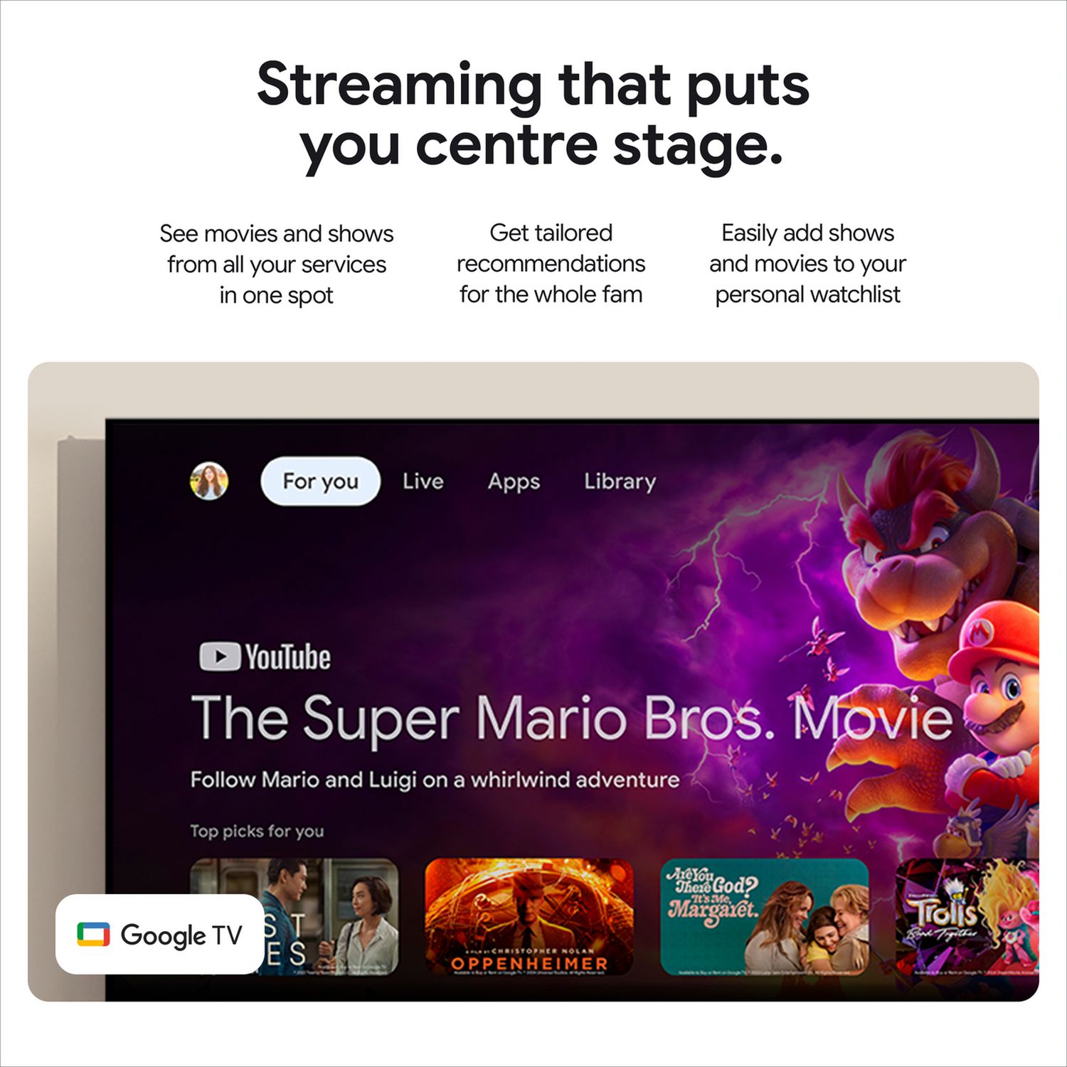 Google TV Streamer 4K device, imported from the UK
