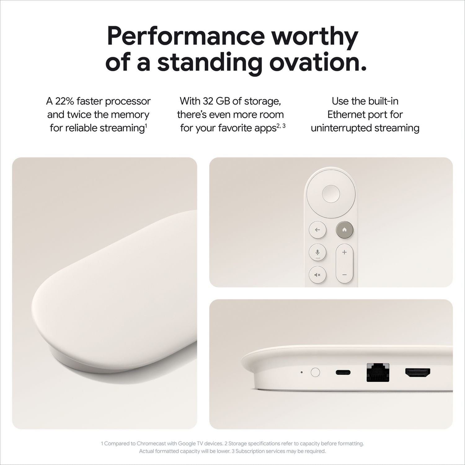 Google TV Streamer 4K device, imported from the UK