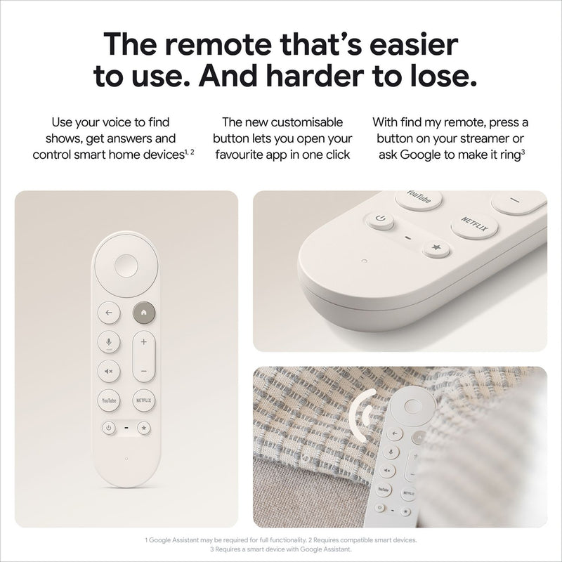 Google TV Streamer 4K device, imported from the UK