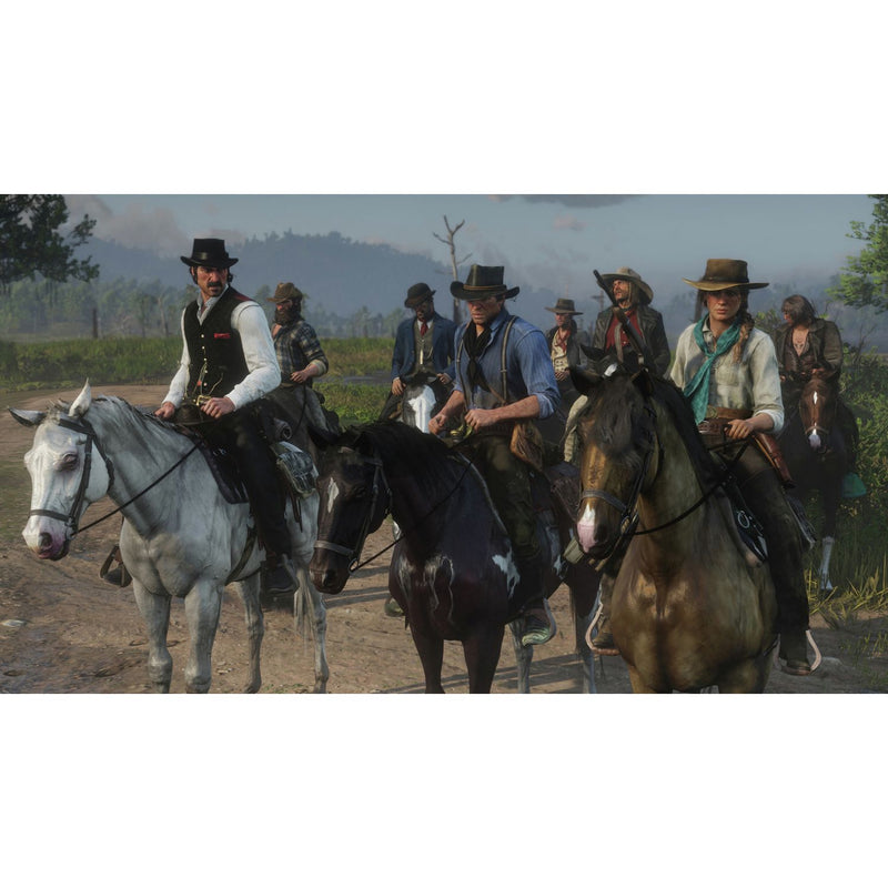 Red Dead Redemption 2 PS4 game disc cover art, UK version