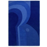 Habitat blue wool Ripple Rug 160x230cm, UK version