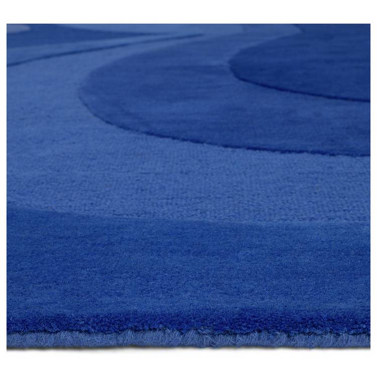 Habitat blue wool Ripple Rug 160x230cm, UK version