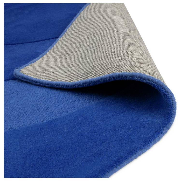 Habitat blue wool Ripple Rug 160x230cm, UK version