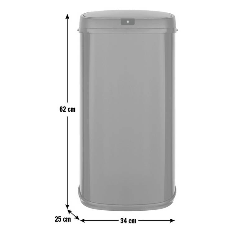 Tower black sensor bin 42 litre, UK version