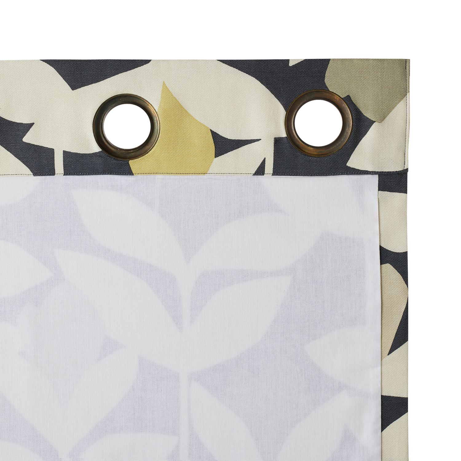 Habitat x Scion Padukka Eyelet Curtains - Multi - 168x229cm
