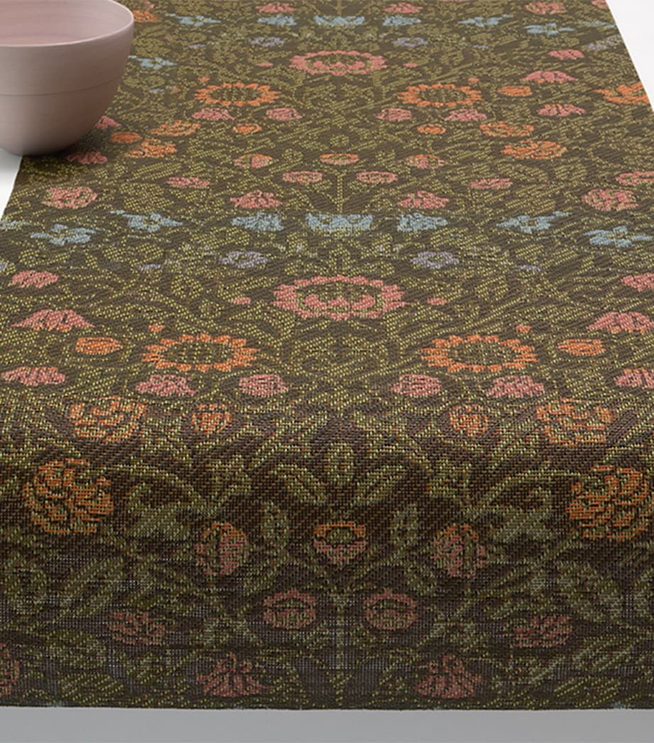 Chilewich Morris rectangular fabric table runner 183cm x 36cm - British product