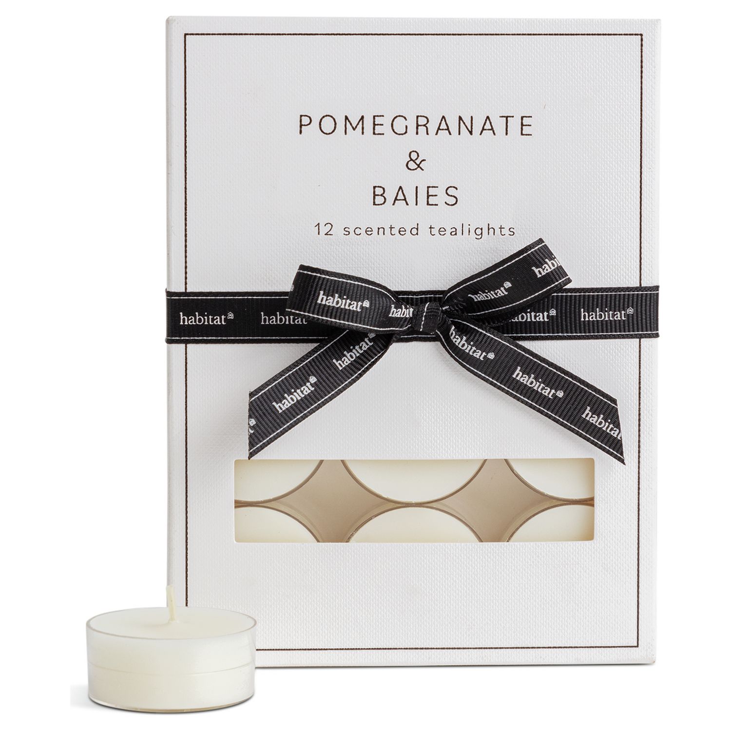 Habitat tealight candles pomegranate and baies pack of 12, imported from the UK