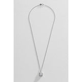 Revere square halo pendant necklace sterling silver, imported from the UK