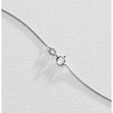 Revere square halo pendant necklace sterling silver, imported from the UK