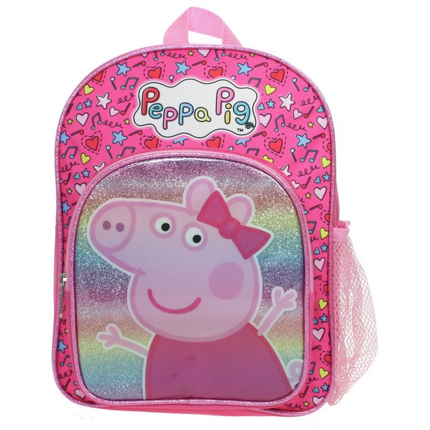 Hasbro Peppa Pig backpack 2024 with padded straps, imported from the UK