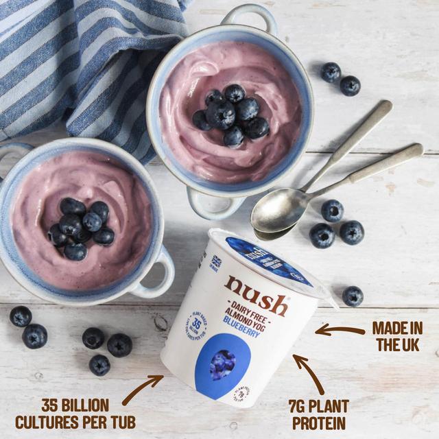 Nush Blueberry Almond Yoghurt   350g GOODS M&S   