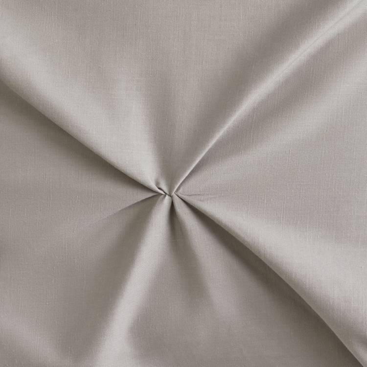 Argos Home pinch pleat pintuck grey bedding set double (British brand)