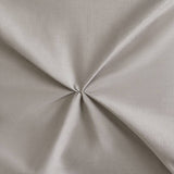 Argos Home pinch pleat pintuck grey bedding set double (British brand)