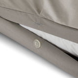 Argos Home pinch pleat pintuck grey bedding set double (British brand)
