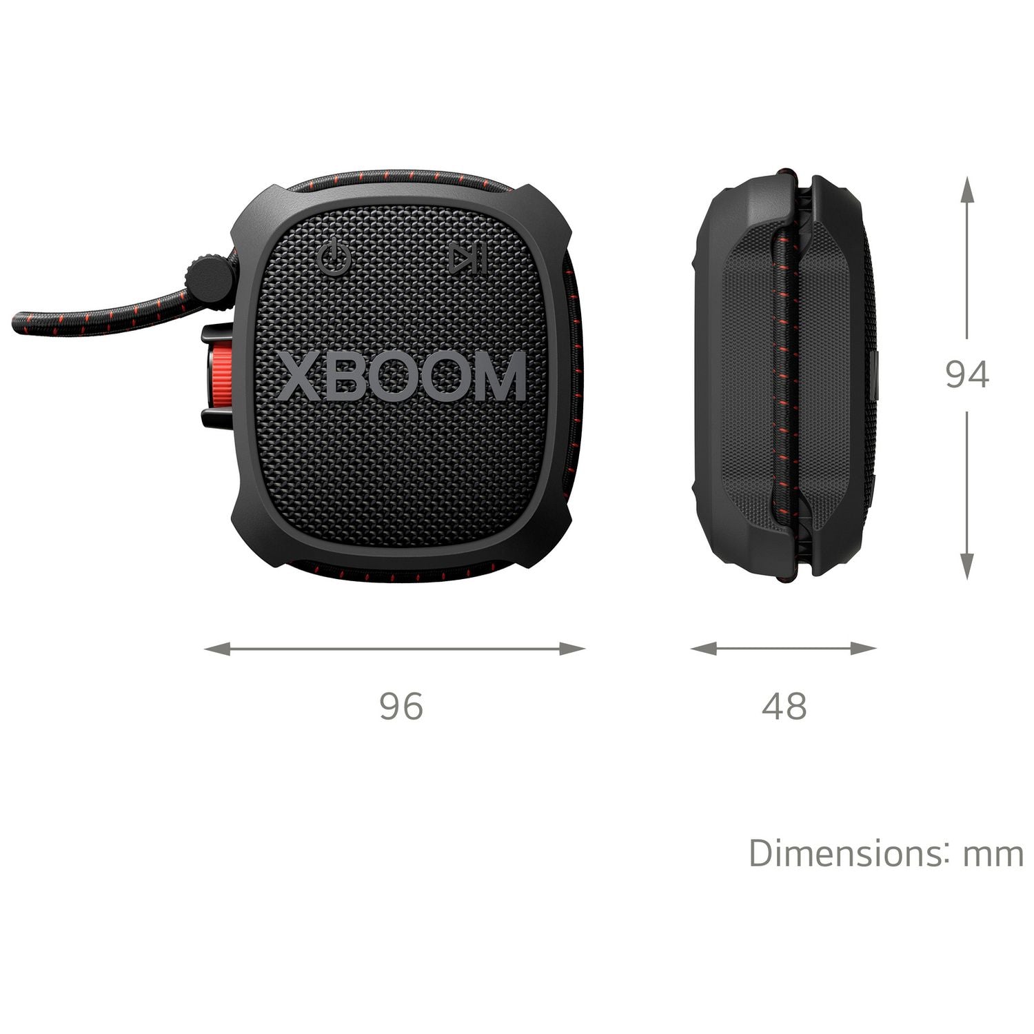 LG XBOOM Go XG2 portable Bluetooth speaker black - British product