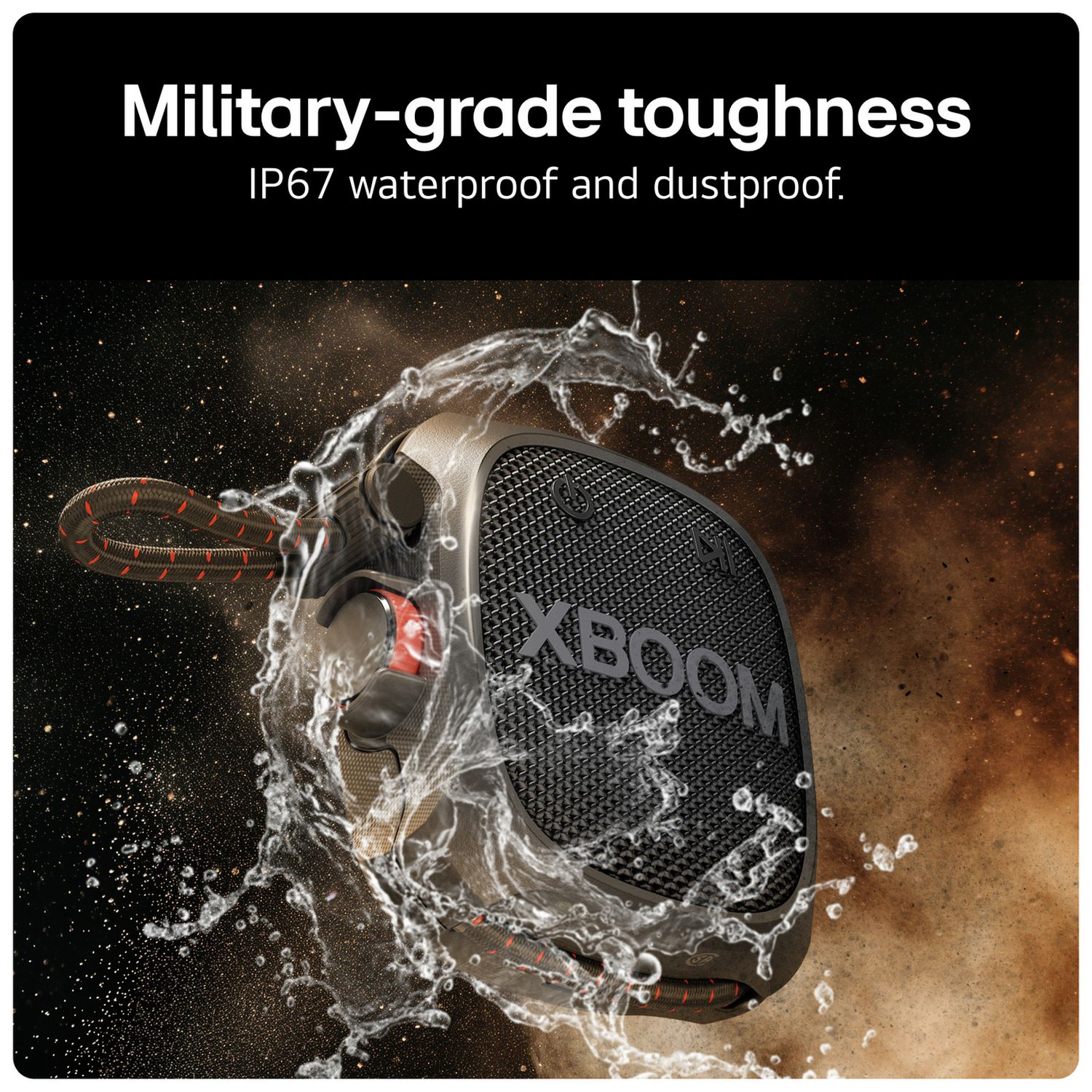 LG XBOOM Go XG2 portable Bluetooth speaker black - British product