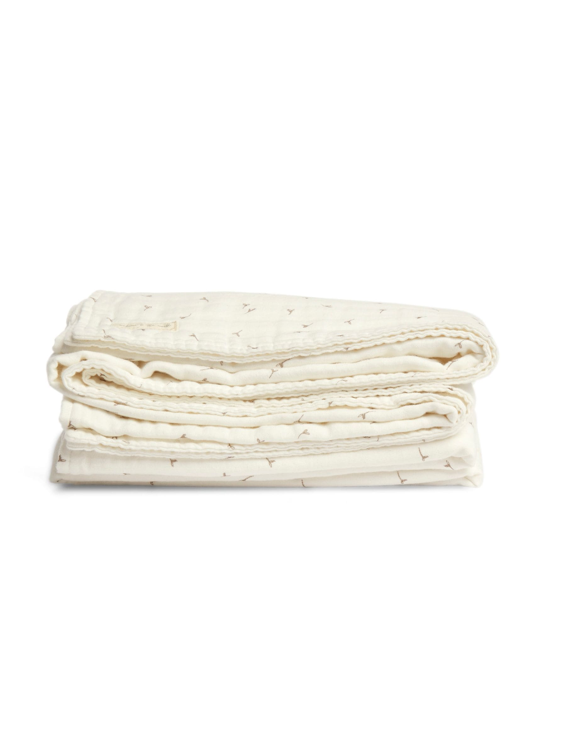 Mamas & Papas cream muslin blanket Seedling, UK version