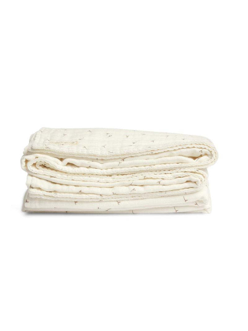 Mamas & Papas cream muslin blanket Seedling, UK version