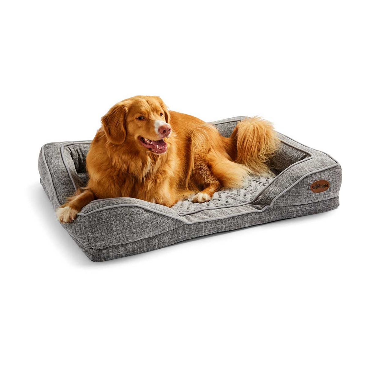 Silentnight Orthopaedic Dog Bed - Grey - Large GOODS Boots   